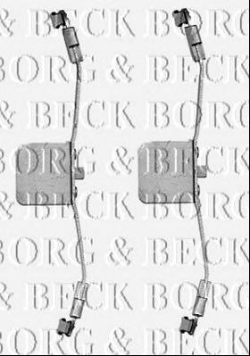 BORG & BECK bbk1239 -  Комплектующие, колодки дискового тормоза